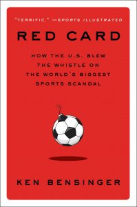 Czerwona kartka dla piłki nożnej